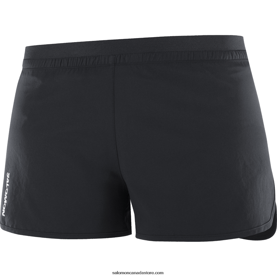 Women\'s Shorts - Cross 3 Salomon Deep Black X6B4FZ1190