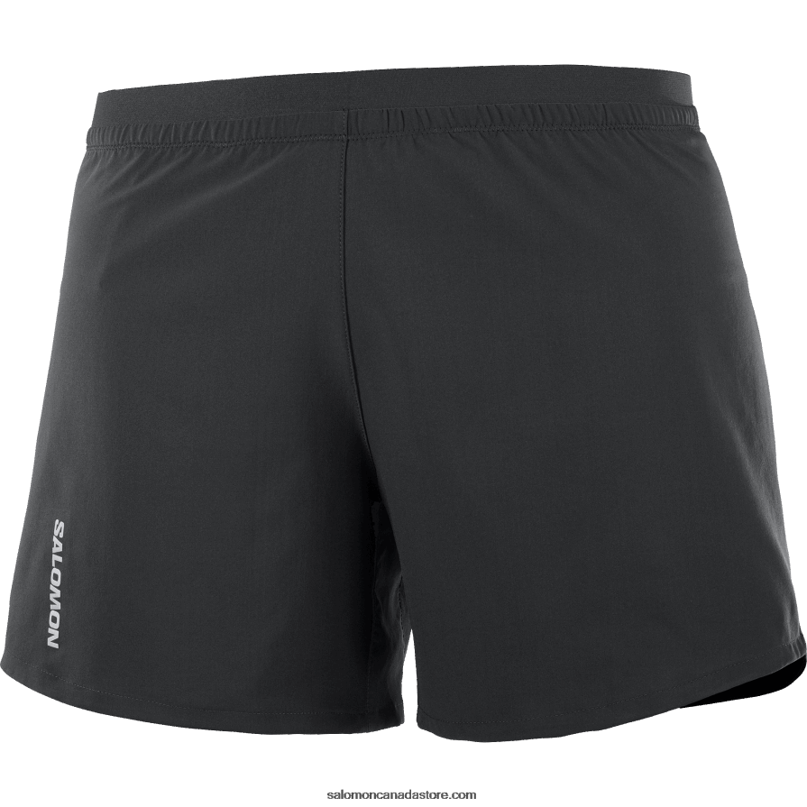 Women\'s Shorts - Cross 5 Salomon Deep Black X6B4FZ1181