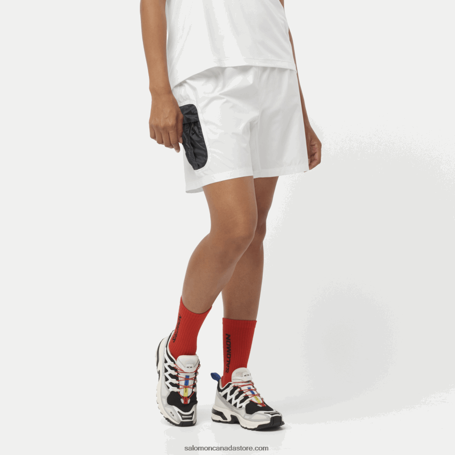 Women\'s Shorts - Equipe Salomon White/Deep Black X6B4FZ1170