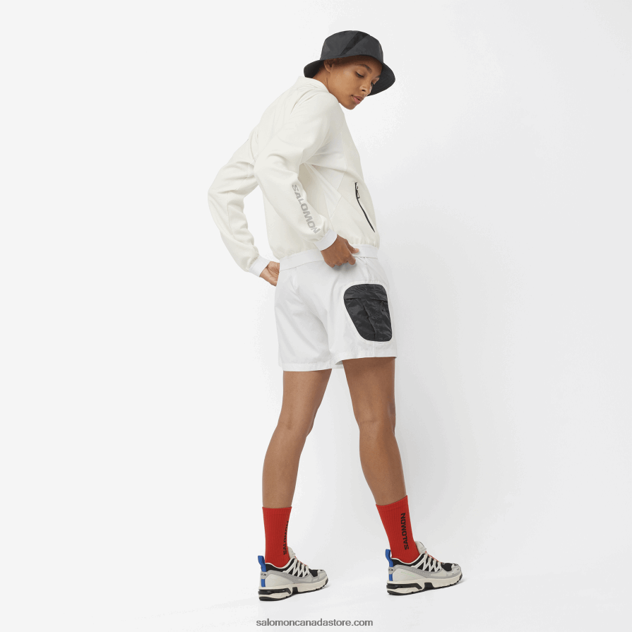 Women\'s Shorts - Equipe Salomon White/Deep Black X6B4FZ1170