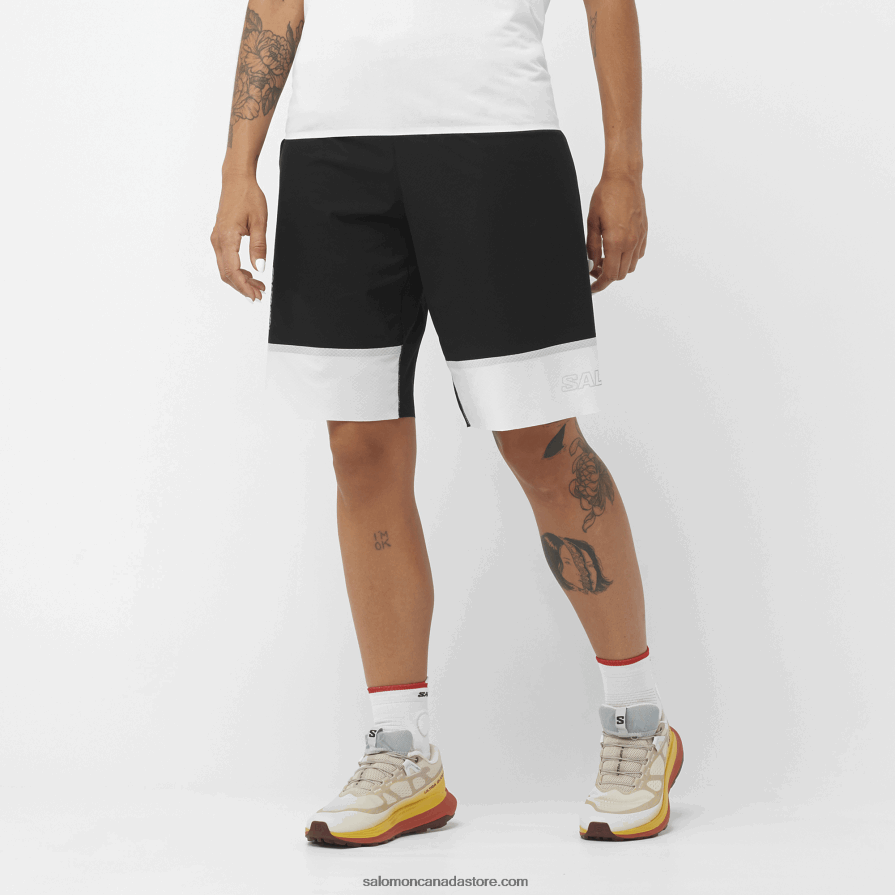Women\'s Shorts - Shortney Salomon Deep Black/White X6B4FZ1188