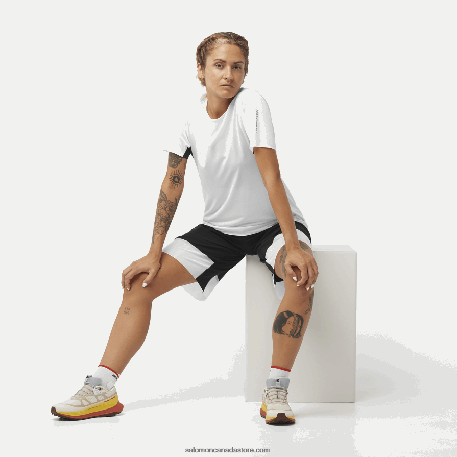 Women\'s Shorts - Shortney Salomon Deep Black/White X6B4FZ1188
