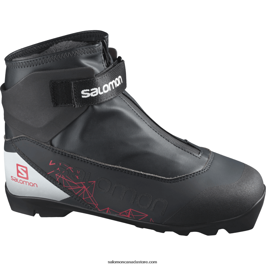 Women's Classic Nordic Boots - Vitane Plus Prolink Salomon Ebony/Red/White X6B4FZ1339
