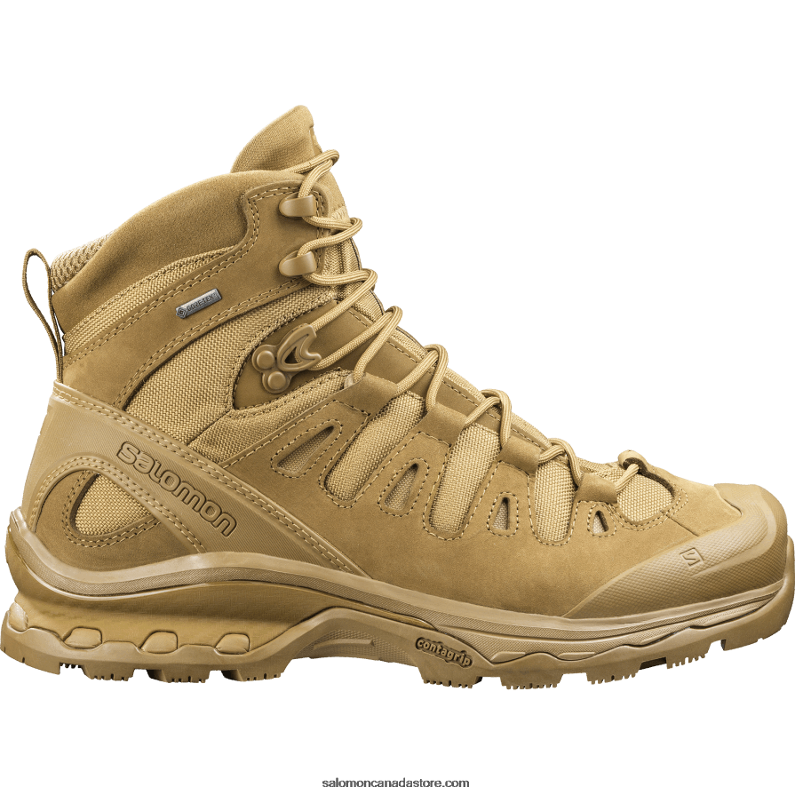 Women's Forces Shoes - Quest 4D Gore-Tex Forces 2 Salomon Coyote Brown X6B4FZ807