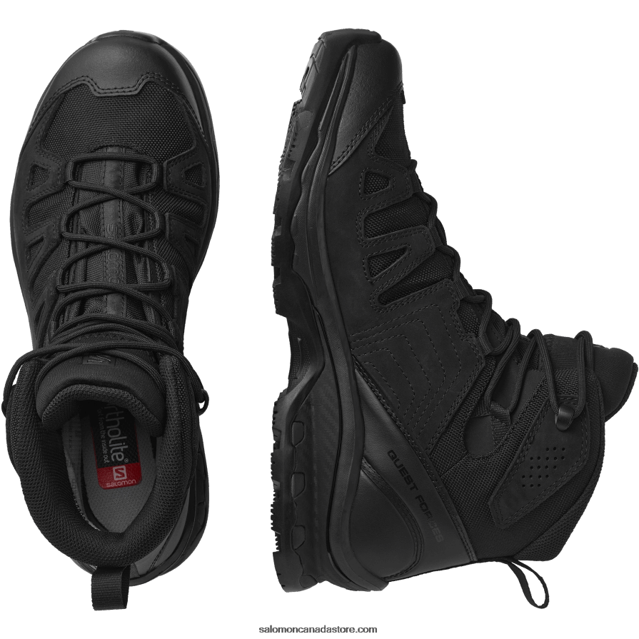 Women\'s Forces Shoes - Quest Prime Forces Gore-Tex En Salomon Black X6B4FZ810