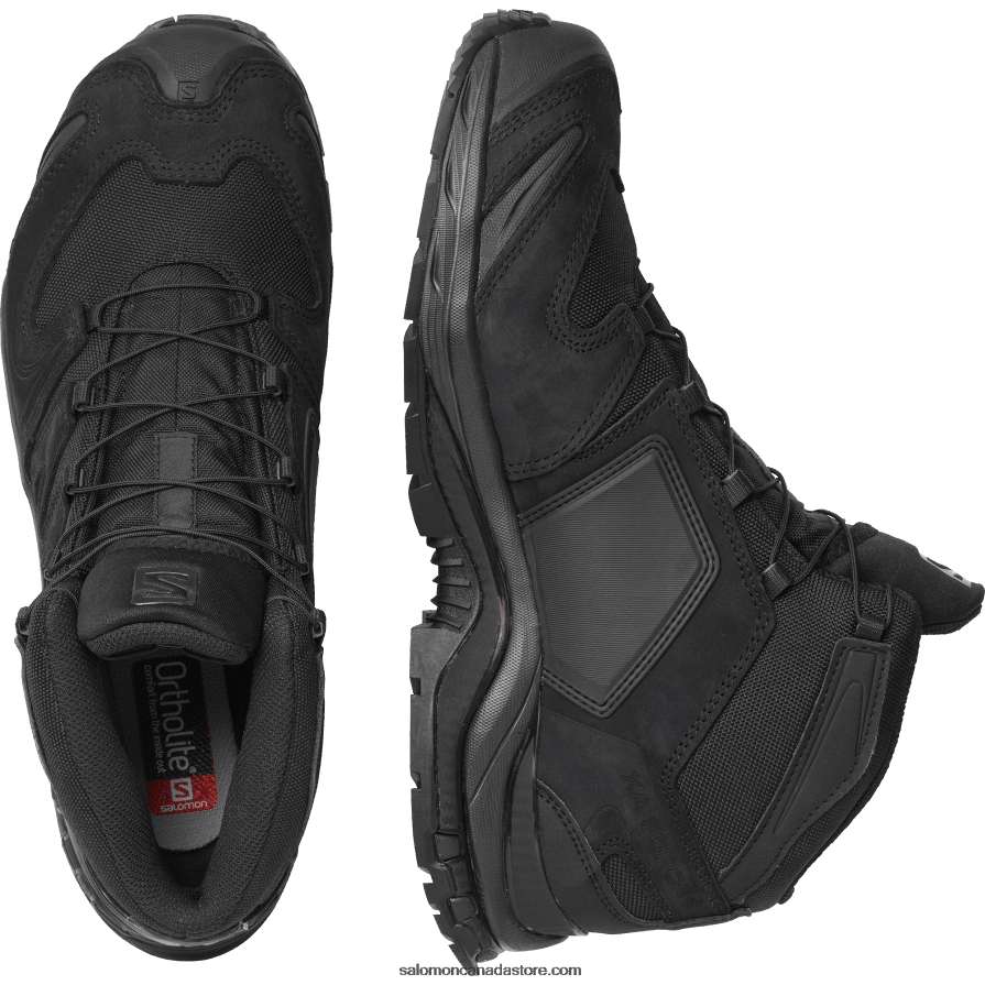 Women\'s Forces Shoes - Xa Forces Mid En Salomon Black X6B4FZ827