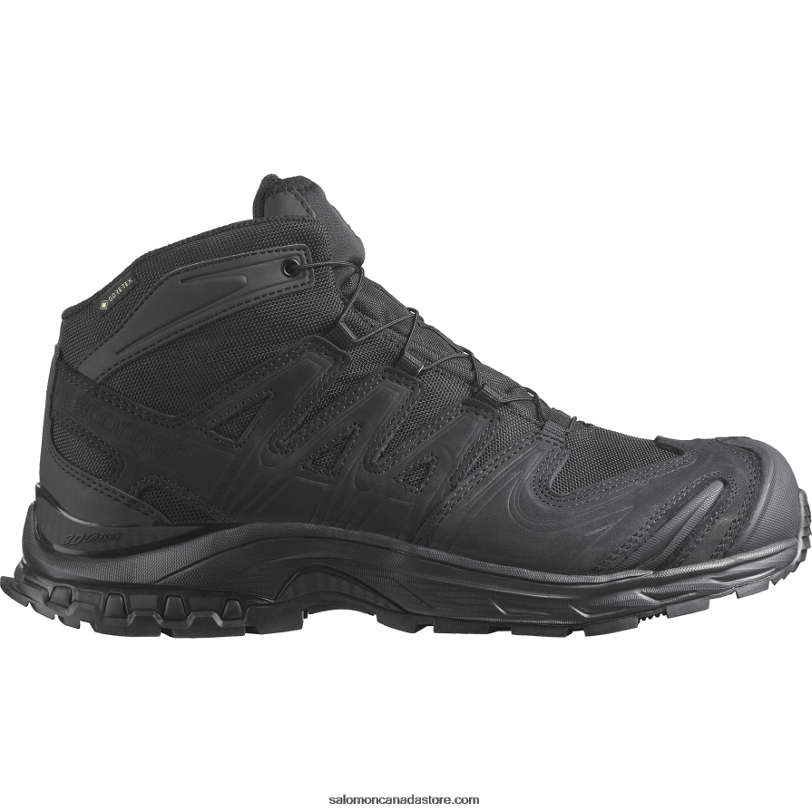 Women's Forces Shoes - Xa Forces Mid Gore-Tex En Salomon Black X6B4FZ819