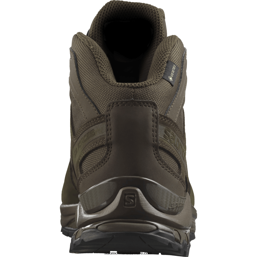 Women\'s Forces Shoes - Xa Forces Mid Gore-Tex En Salomon Earth Brown X6B4FZ818