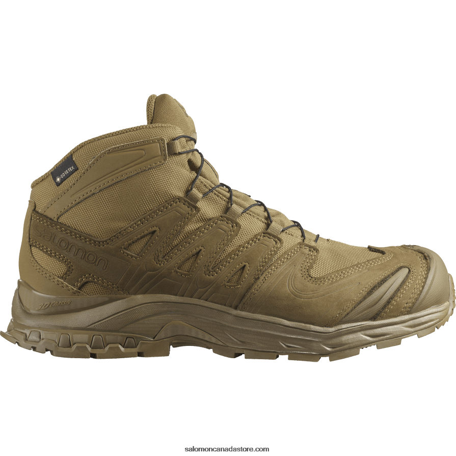 Women's Forces Shoes - Xa Forces Mid Gore-Tex Salomon Coyote Brown X6B4FZ811