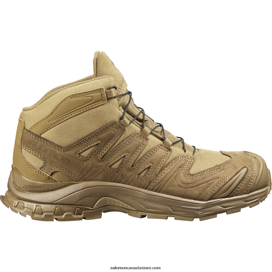 Women's Forces Shoes - Xa Forces Mid Salomon Coyote Brown X6B4FZ816