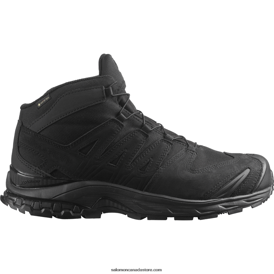 Women's Forces Shoes - Xa Forces Mid Wide Gore-Tex En Salomon Black X6B4FZ812