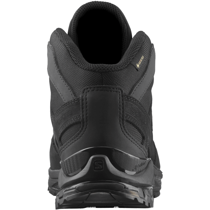 Women\'s Forces Shoes - Xa Forces Mid Wide Gore-Tex En Salomon Black X6B4FZ812