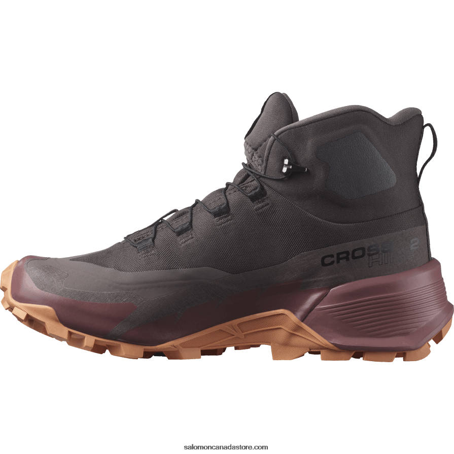 Women\'s Hiking Boots - Cross Hike 2 Mid Gore-Tex Salomon Shale/Wild Ginger/Coral Gold X6B4FZ737