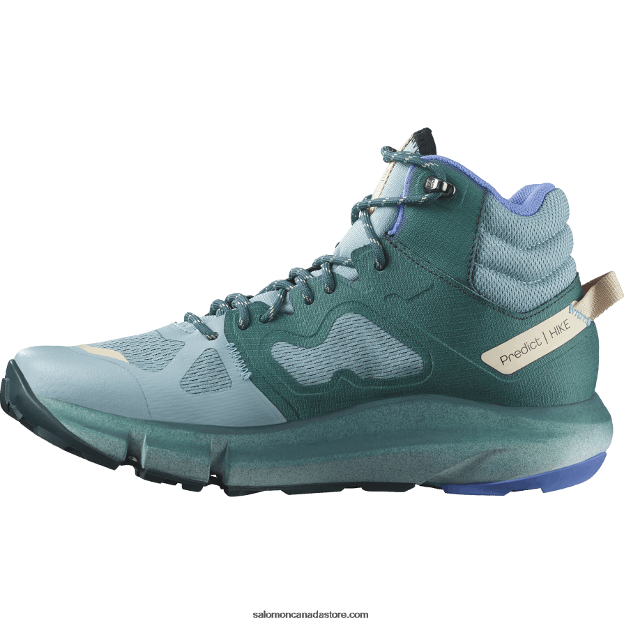 Women\'s Hiking Boots - Predict Hike Mid Gore-Tex Salomon Stone Blue/Atlantic Deep/Granada Sky X6B4FZ1132