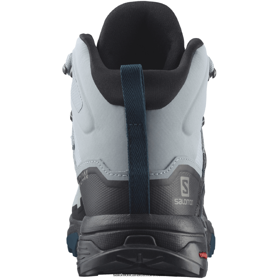 Women\'s Hiking Boots - X Ultra 4 Mid Wide Gore-Tex Salomon Quarry/Black/Legion Blue X6B4FZ1141