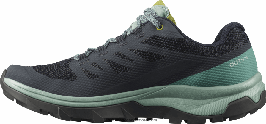 Women\'s Hiking Shoes - Outline Gore-Tex Salomon Trellis/Navy Blazer/Guacamole X6B4FZ1147