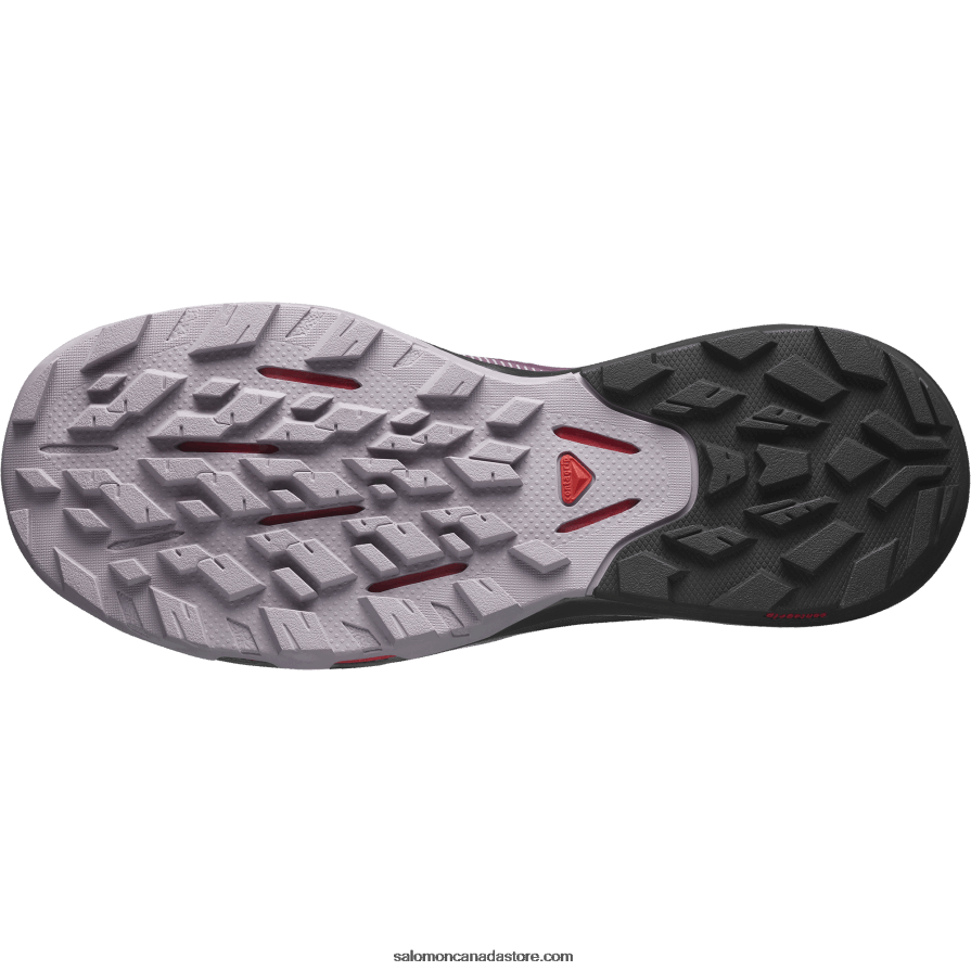 Women\'s Hiking Shoes - Outpulse Gore-Tex Salomon Tulipwood/Black/Poppy Red X6B4FZ1122