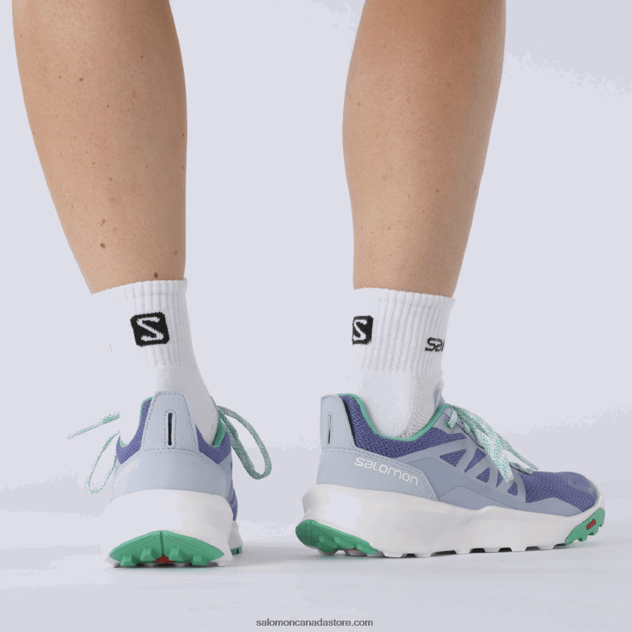 Women\'s Hiking Shoes - Patrol Salomon Velvet Morning/Zen Blue/Mint Leaf X6B4FZ1127