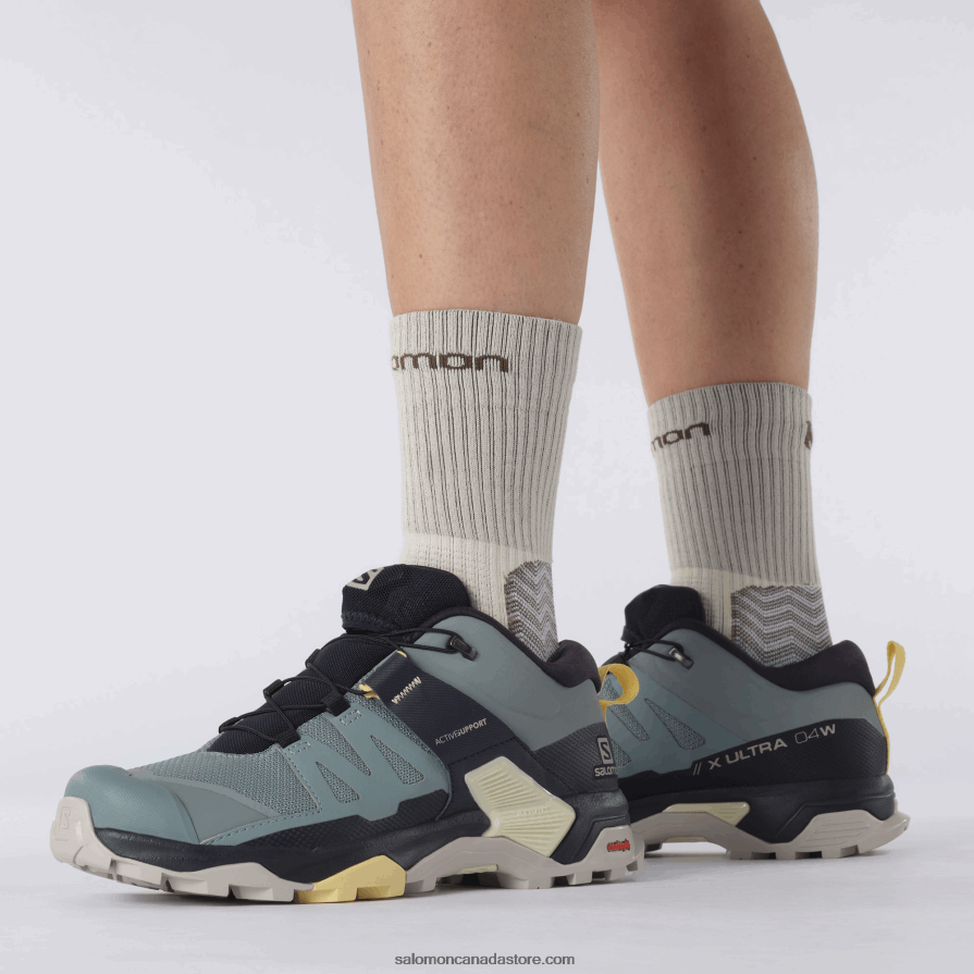 Women\'s Hiking Shoes - X Ultra 4 Salomon Trooper/Night Sky/Sun Dress X6B4FZ1118