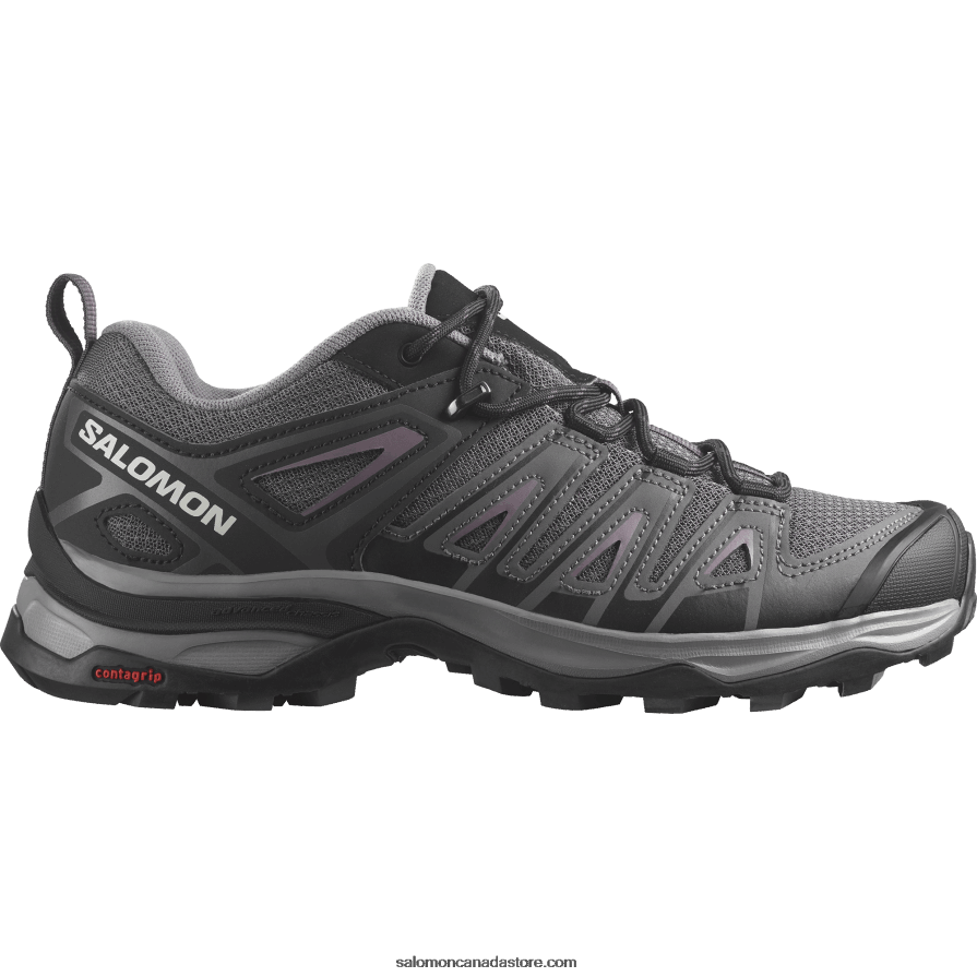 Women's Hiking Shoes - X Ultra Pioneer Aero Salomon Magnet/Black/Moonscape X6B4FZ1120