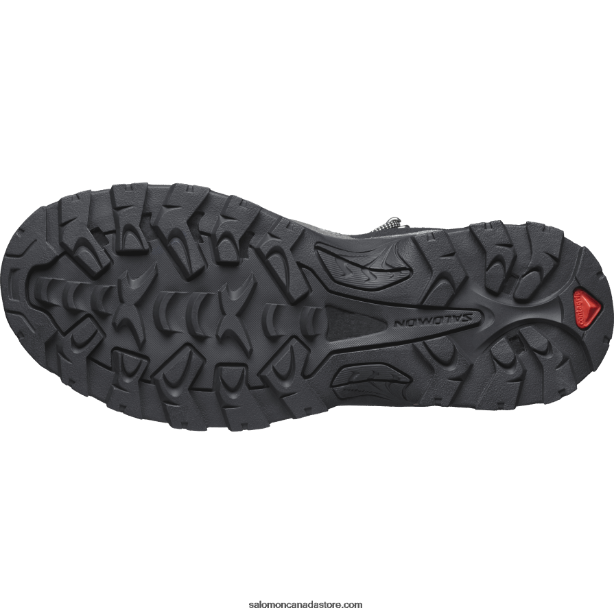 Women\'s Leather Hiking Boots - Quest Rove Gore-Tex Salomon Black/Magnet/Quiet Shade X6B4FZ1142