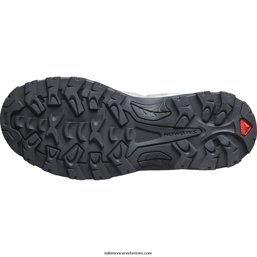 Women\'s Leather Hiking Boots - Quest Rove Gore-Tex Salomon Quarry/Quiet Shade/Black X6B4FZ1143