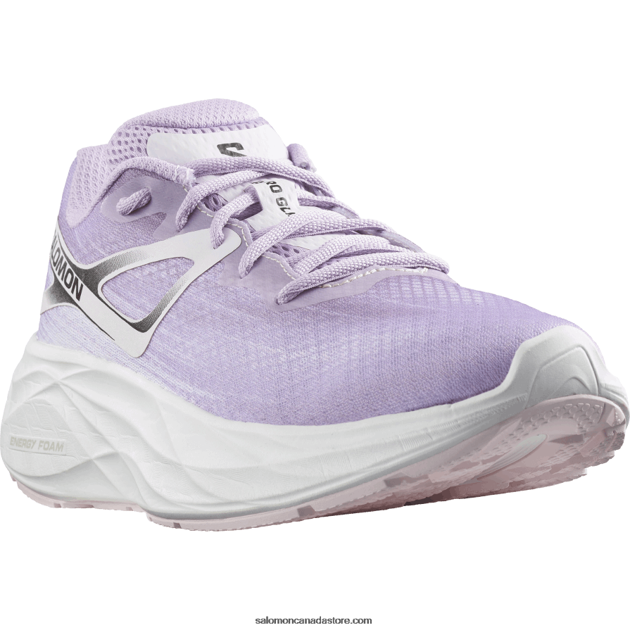 Women\'s Running Shoes - Aero Glide Salomon Orchid Bloom/Cradle Pink/White X6B4FZ1152