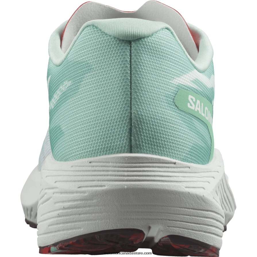 Women\'s Running Shoes - Aero Volt Salomon Yucca/White/Poppy Red X6B4FZ752