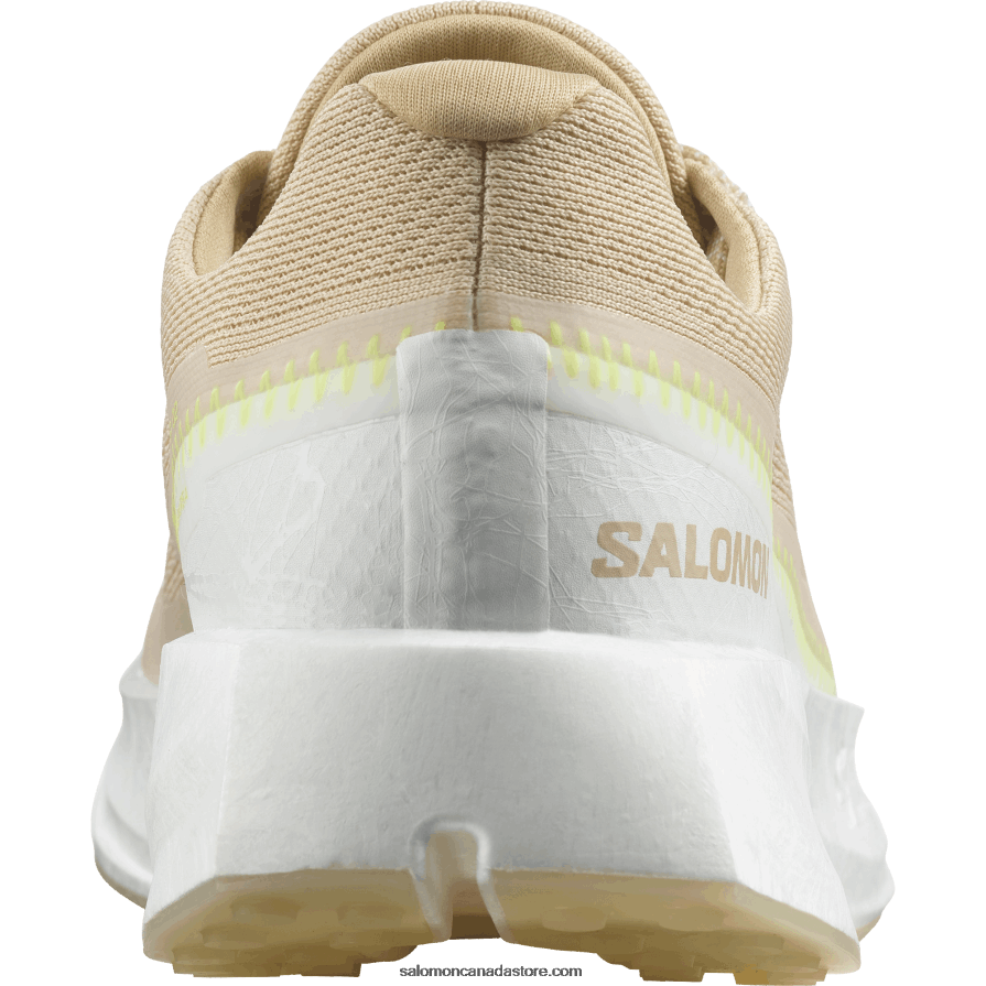 Women\'s Running Shoes - Index 02 Salomon White/Hazelnut/Safety Yellow X6B4FZ745