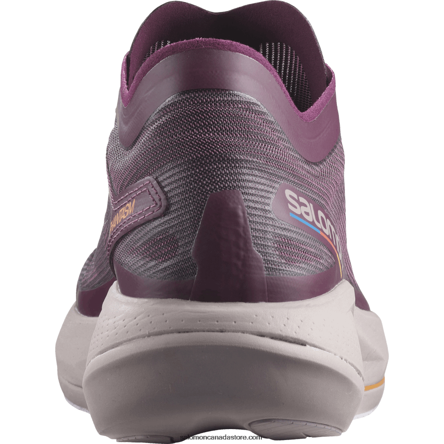 Women\'s Running Shoes - Phantasm Salomon Grape Wine/Quail/Purple Heather X6B4FZ743