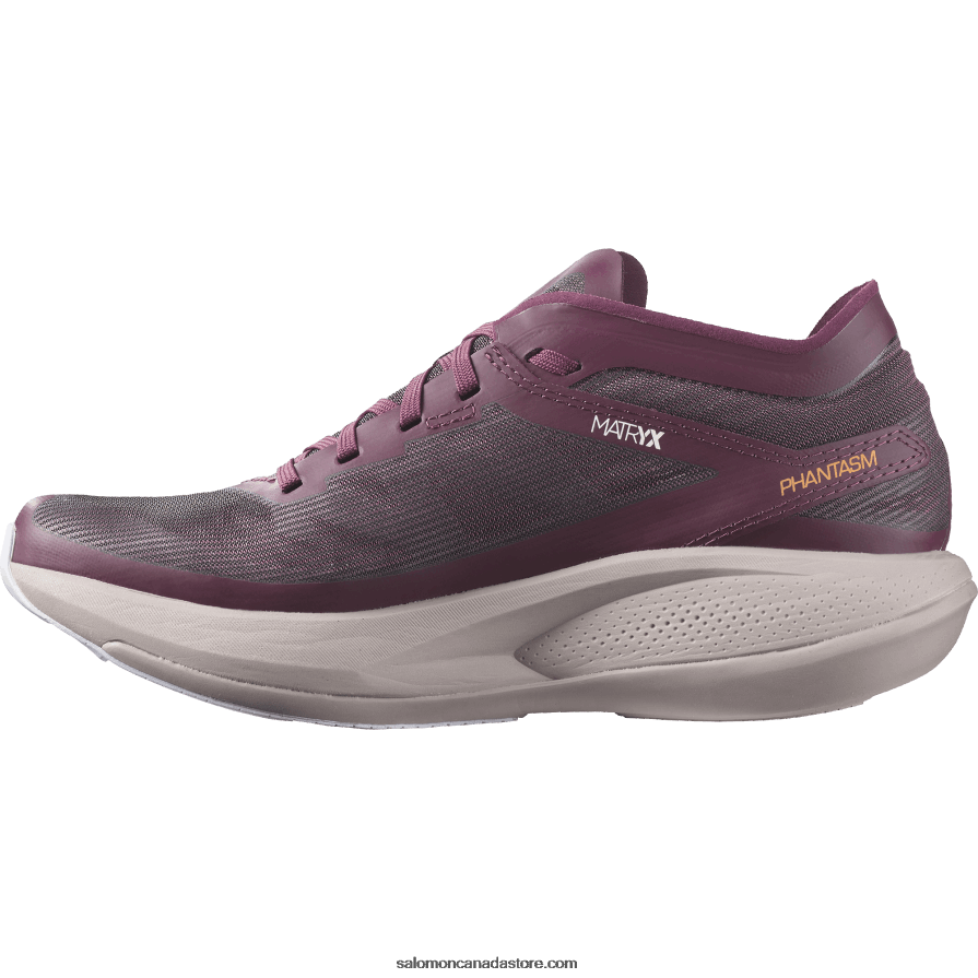 Women\'s Running Shoes - Phantasm Salomon Grape Wine/Quail/Purple Heather X6B4FZ743