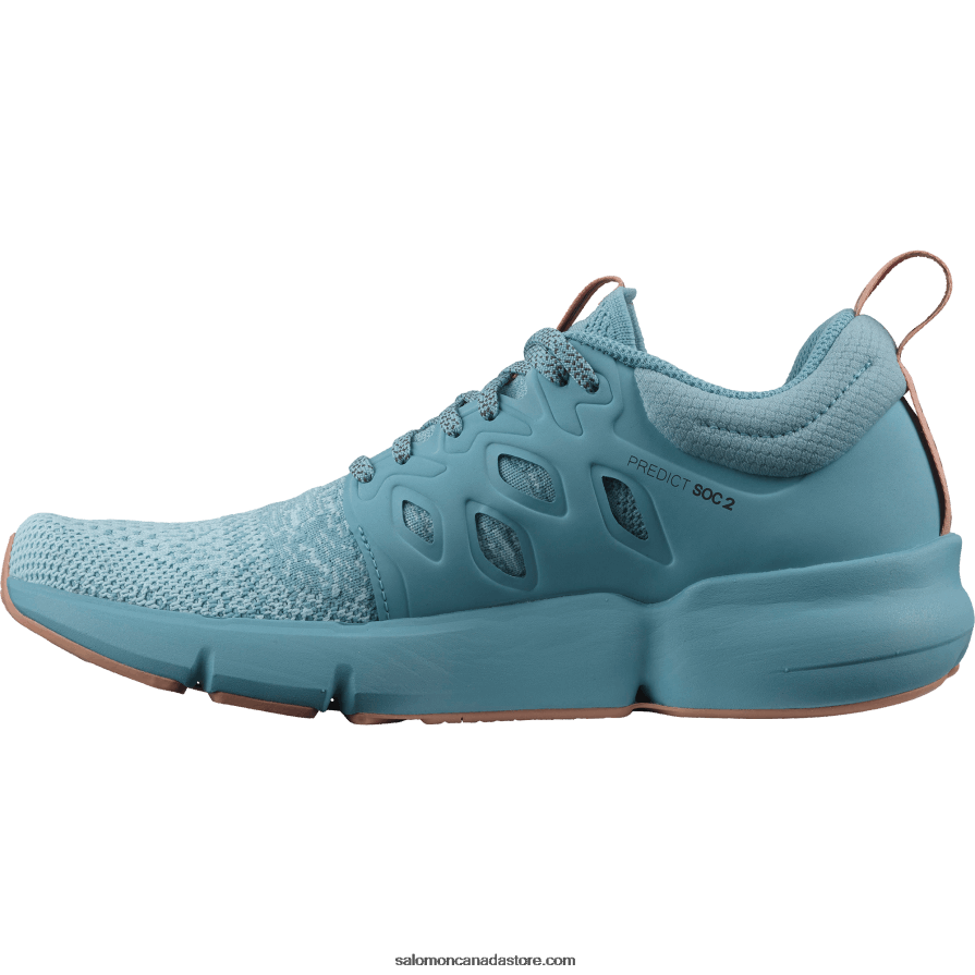 Women\'s Running Shoes - Predict Soc 2 Salomon Crystal Blue/Delphinium Blue/Sirocco X6B4FZ757