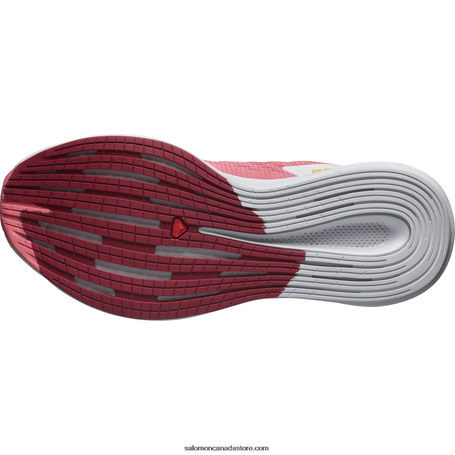 Women\'s Running Shoes - Spectur Salomon Tea Rose/Lunar Rock/Poppy Red X6B4FZ746