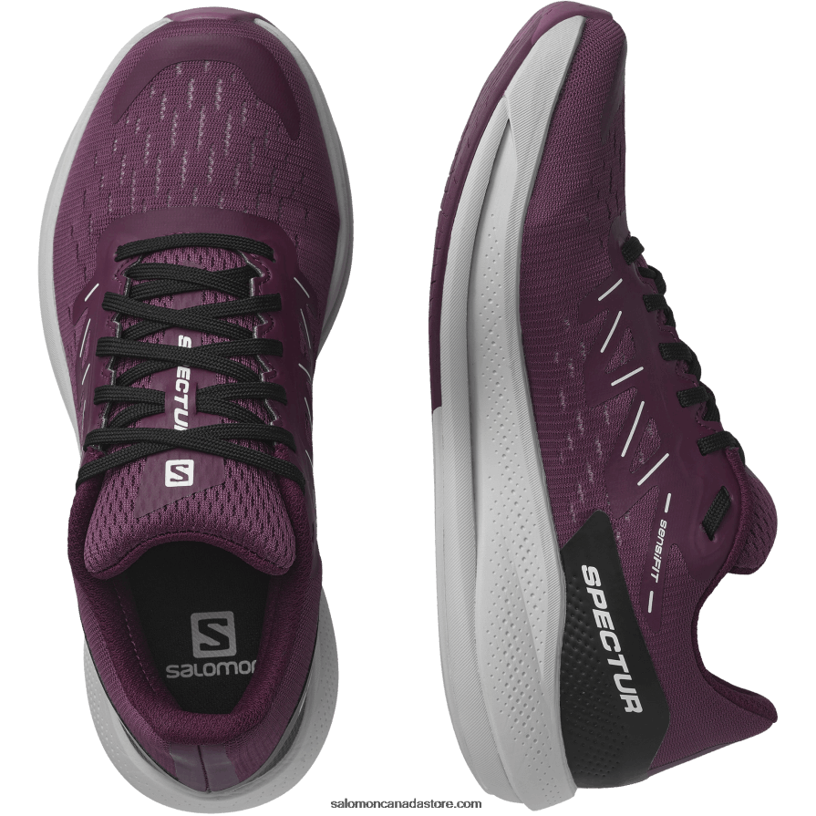 Women\'s Running Shoes - Spectur Salomon Tulipwood/Lunar Rock/Grape Wine X6B4FZ748