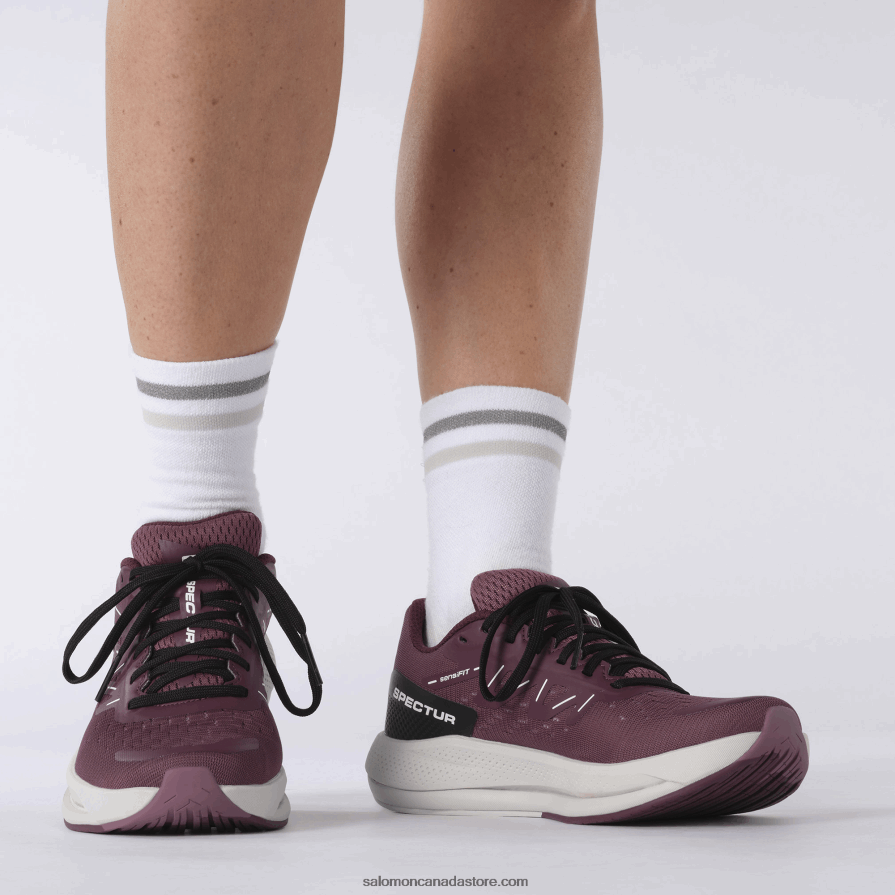 Women\'s Running Shoes - Spectur Salomon Tulipwood/Lunar Rock/Grape Wine X6B4FZ748