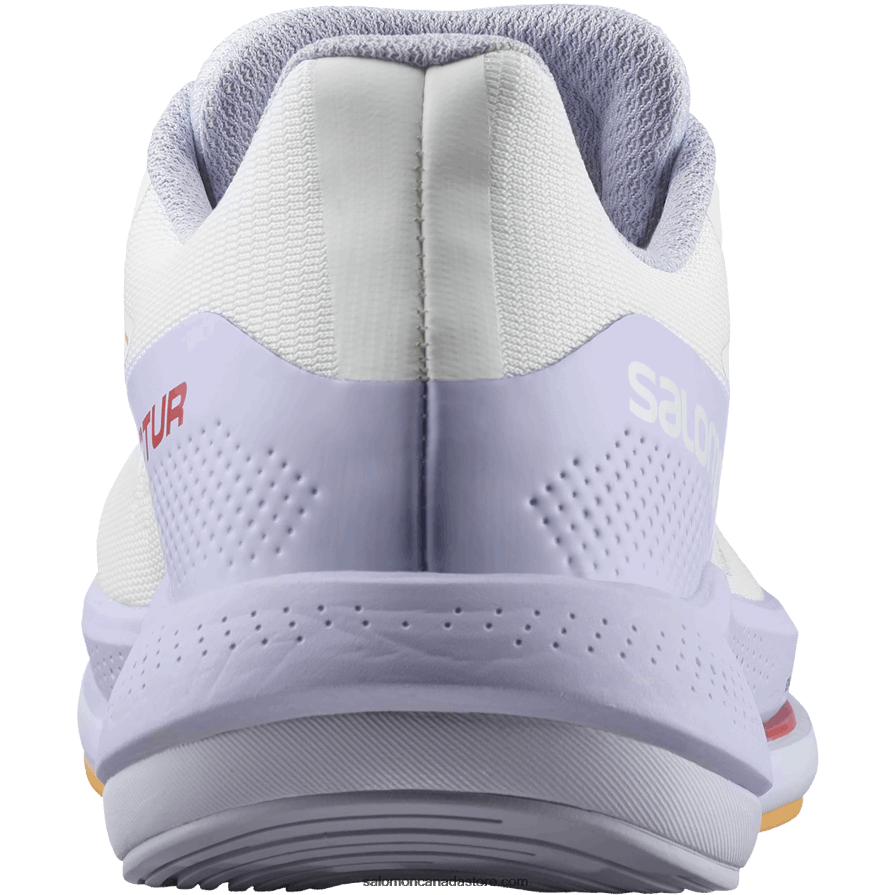 Women\'s Running Shoes - Spectur Salomon White/Purple Heather/Blazing Orange X6B4FZ747