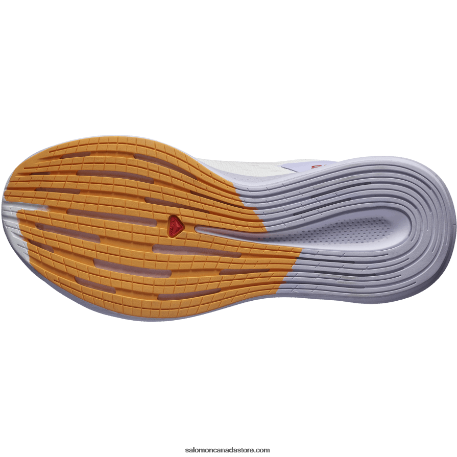 Women\'s Running Shoes - Spectur Salomon White/Purple Heather/Blazing Orange X6B4FZ747