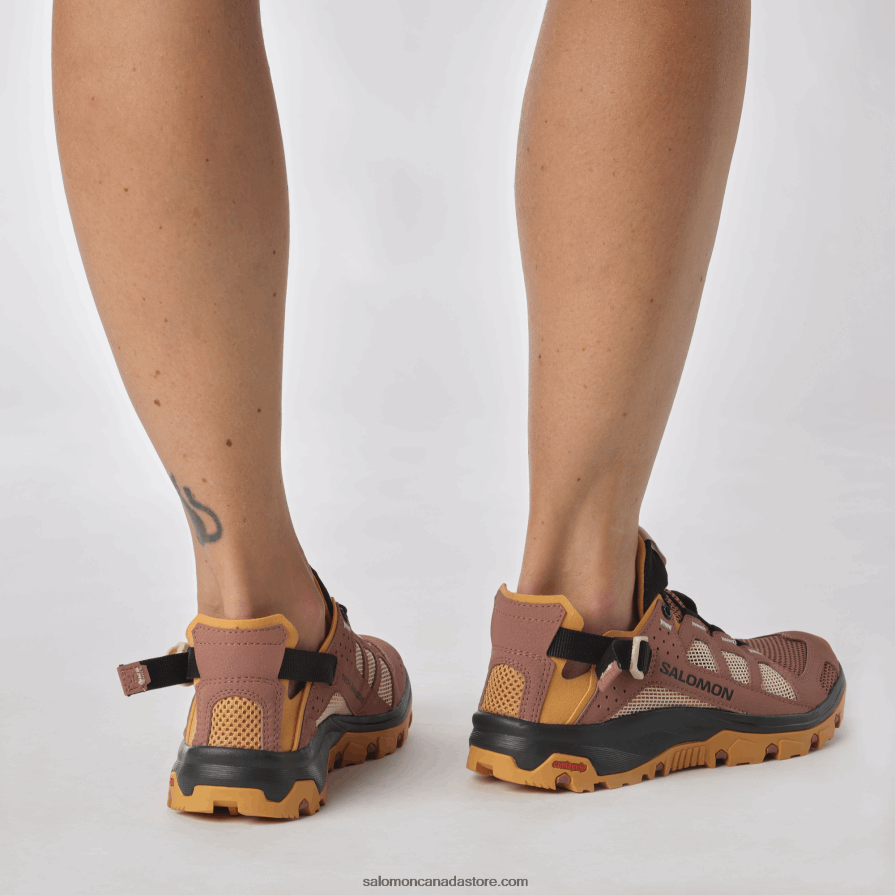 Women\'s Water Shoes - Techamphibian 5 Salomon Cedar Wood/Buckskin/Rose Cloud X6B4FZ789