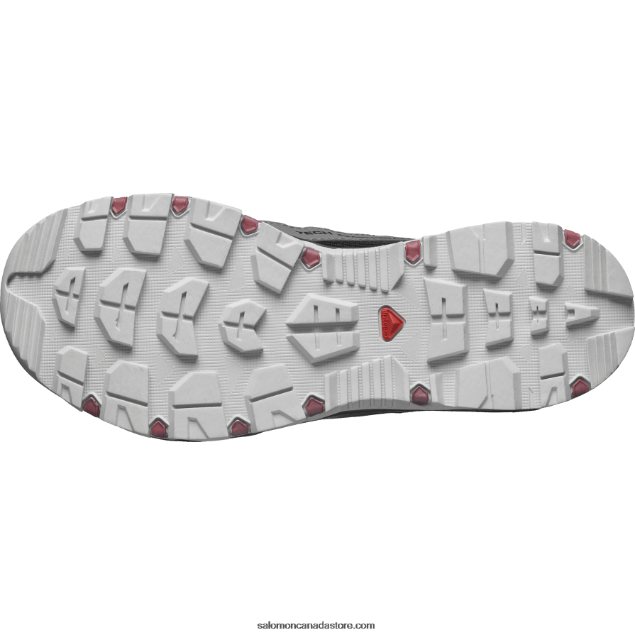 Women\'s Water Shoes - Techamphibian 5 Salomon Pewter/Black/Wild Ginger X6B4FZ788