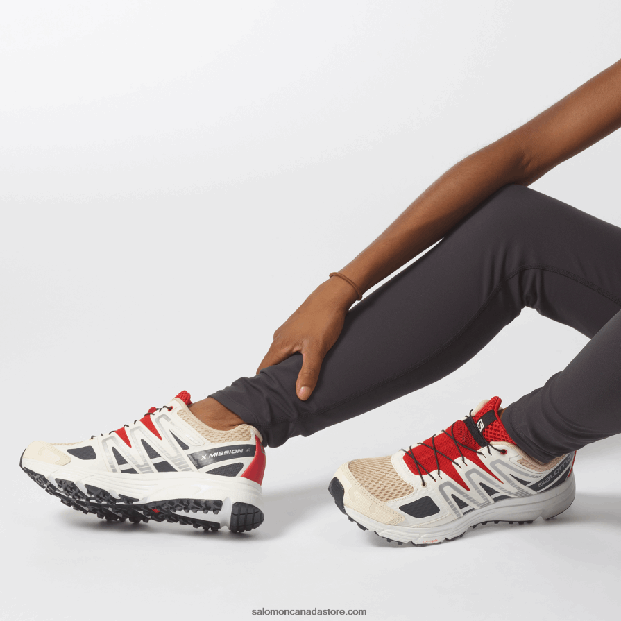 Women\'s Sportstyle Shoes - X-Mission 4 Salomon Vanilla Ice/Ebony/Goji Berry X6B4FZ780