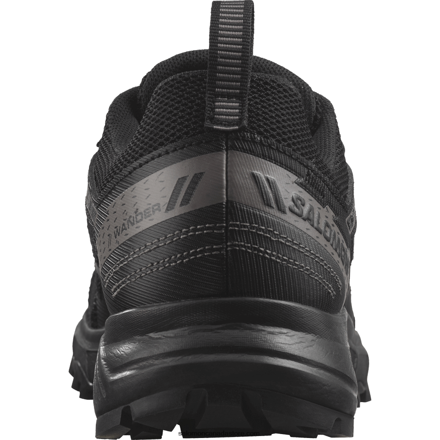 Women\'s Running Shoes - Wander Salomon Black/Plum Kitten/Gull X6B4FZ1546