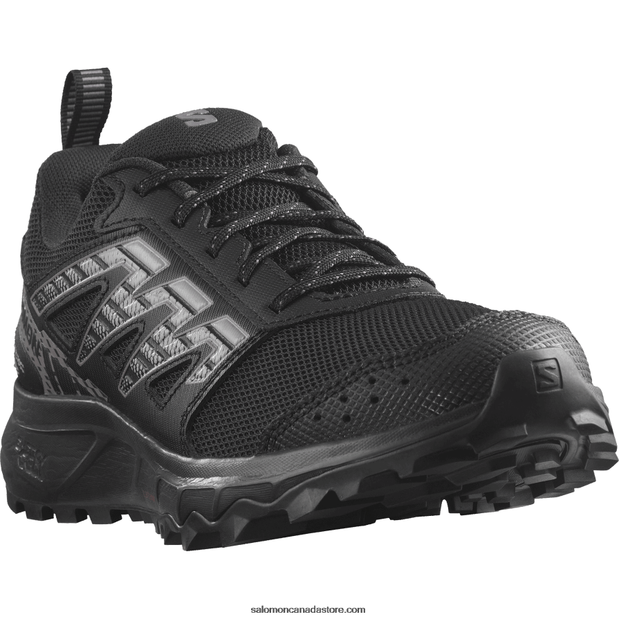 Women\'s Running Shoes - Wander Salomon Black/Plum Kitten/Gull X6B4FZ1546