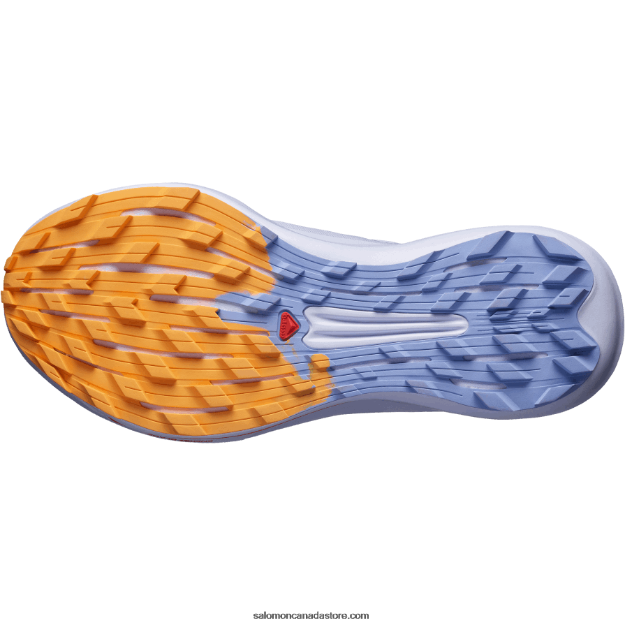 Women\'s Trail Running Shoes - Pulsar Trail Pro Salomon Purple Heather/Amparo Blue/Blazing Orange X6B4FZ1534