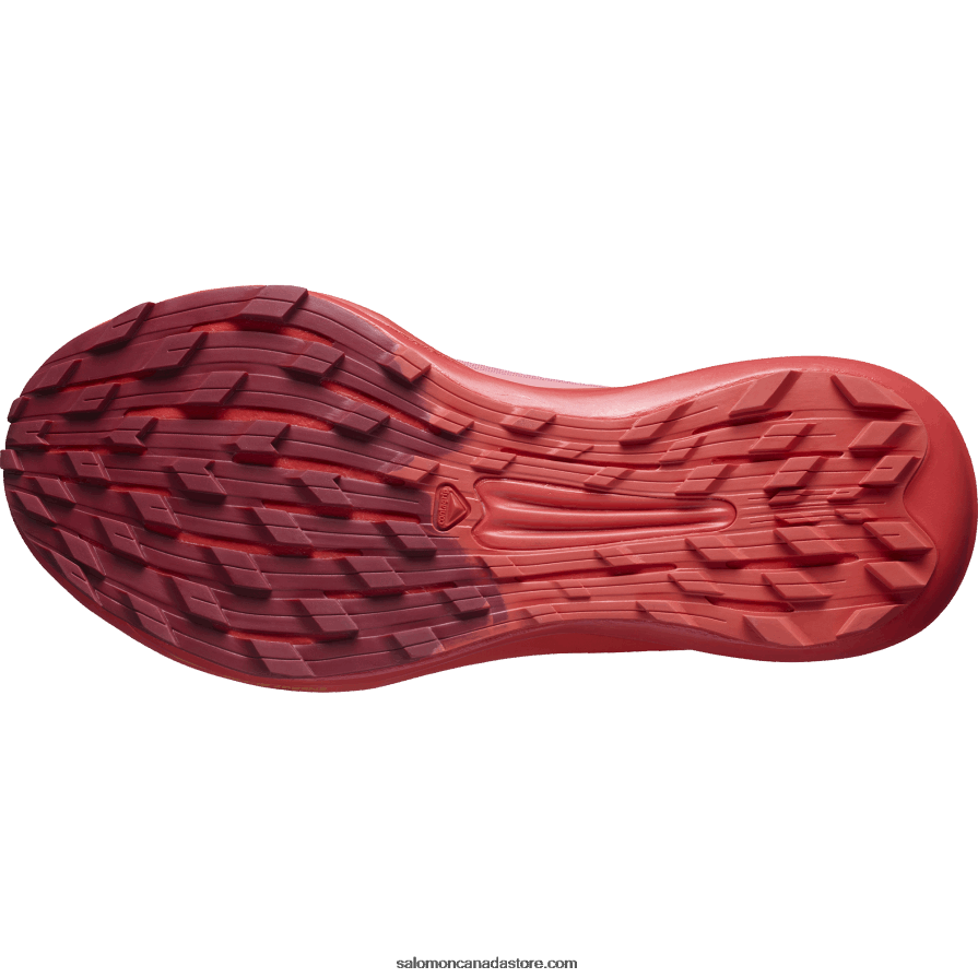 Women\'s Trail Running Shoes - Pulsar Trail Pro Salomon Tea Rose/Biking Red/Blazing Orange X6B4FZ1533