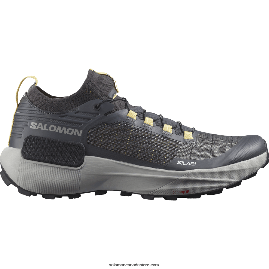 Women's Trail Running Shoes - S/Lab Genesis Salomon Quiet Shade/Ebony/Sun Dress X6B4FZ1529
