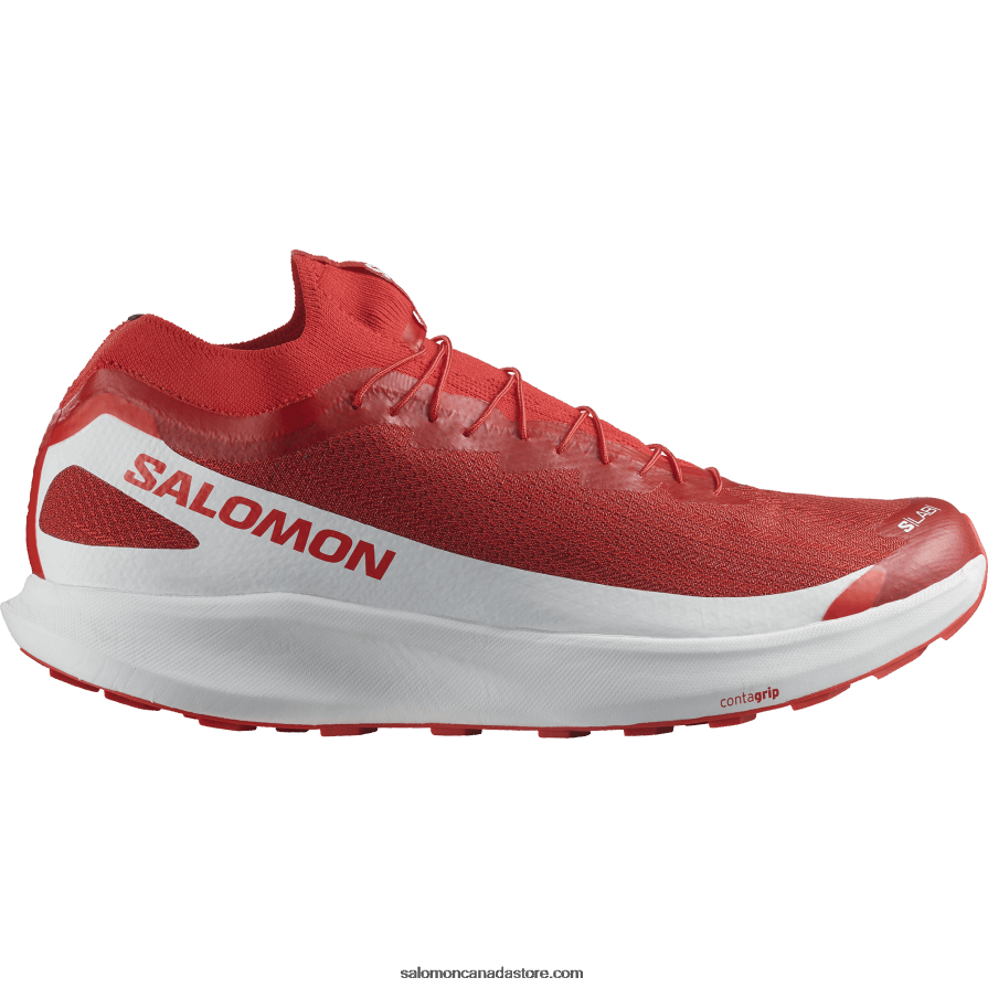 Women's Trail Running Shoes - S/Lab Pulsar 2 Salomon Fiery Red/White X6B4FZ1519