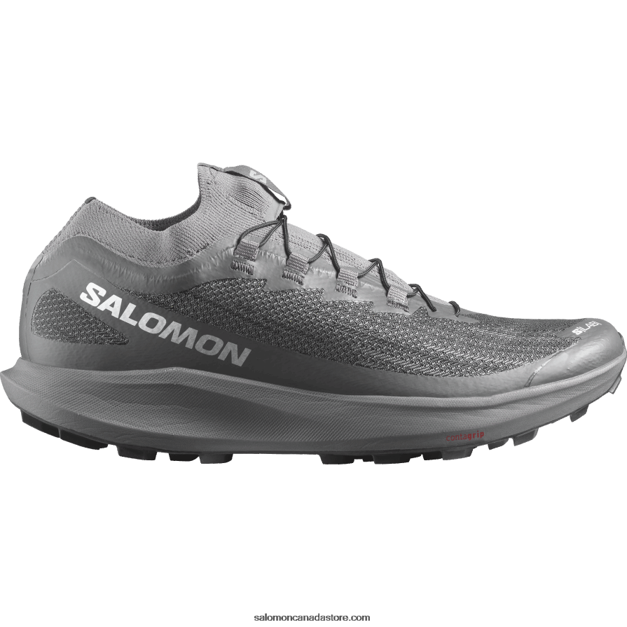Women's Trail Running Shoes - S/Lab Pulsar 2 Soft Ground Salomon Quiet Shade/Magnet/Black X6B4FZ1518