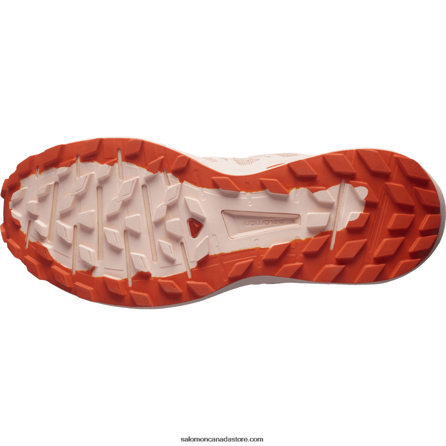 Women\'s Trail Running Shoes - Sense Ride 4 Salomon Sirocco/Peachy Keen/Red Orange X6B4FZ1536