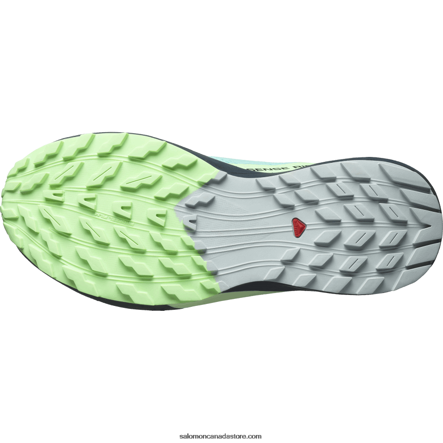 Women\'s Trail Running Shoes - Sense Ride 5 Gore-Tex Salomon Blue Radiance/Green Ash/India Ink X6B4FZ1528