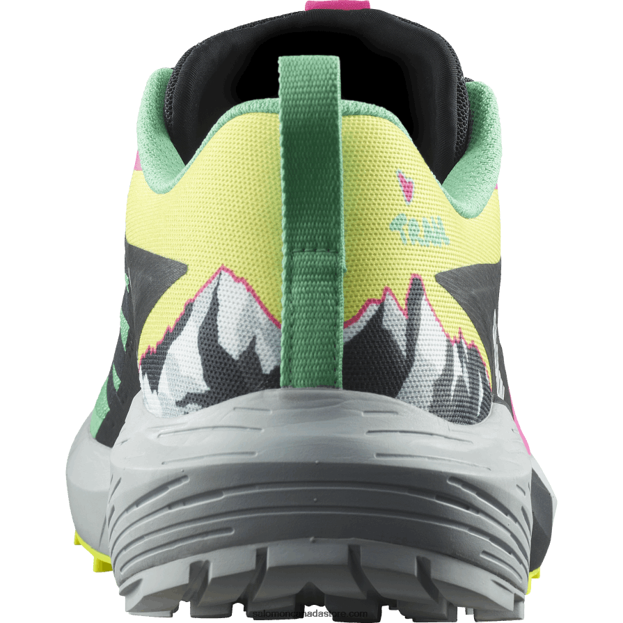 Women\'s Trail Running Shoes - Sense Ride 5 Martina Ltd Salomon Biscay Green/Phantom/Pink Glo X6B4FZ1502